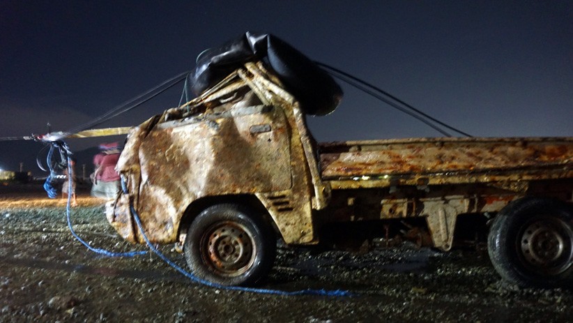 Hilang sejak 2018, Mobil Terseret Tsunami Palu Ditemukan di Pantai Tondo - Bagian 2
