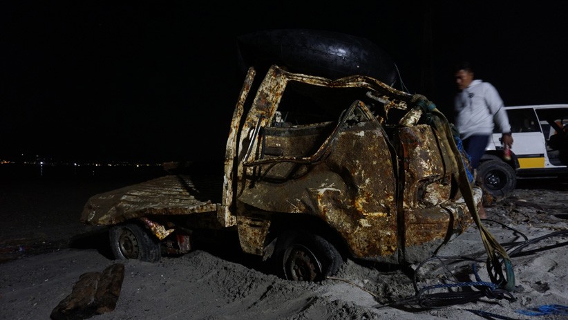 Hilang sejak 2018, Mobil Terseret Tsunami Palu Ditemukan di Pantai Tondo - Bagian 1