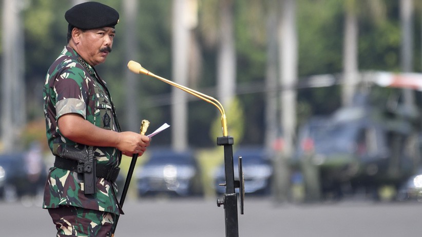 TNI-Polri Gelar Apel Gabungan Pengamanan Pelantikan Presiden dan Wakil Presiden - Bagian 3
