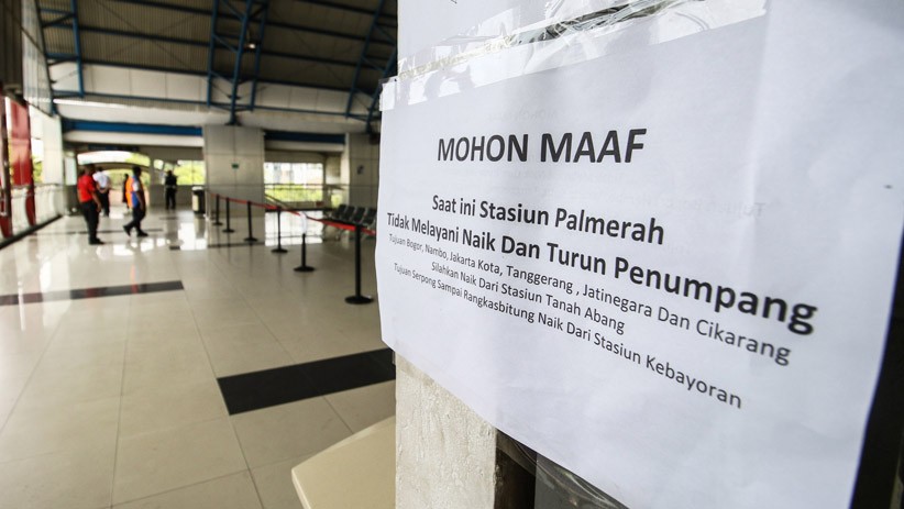 Jelang Pelantikan Presiden, Stasiun Palmerah Tidak Beroperasi - Bagian 2