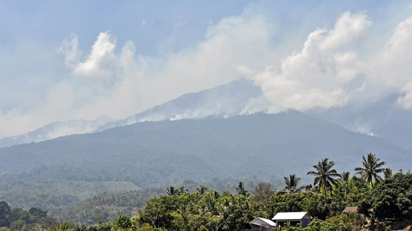Akibat Kebakaran Hutan, Jalur Pendakian Gunung Rinjani Ditutup - Bagian 2