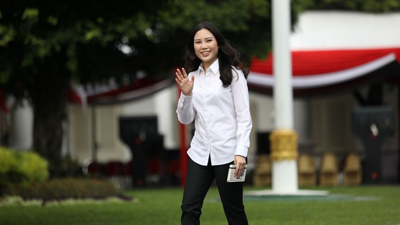Foto Angela Tanoesoedibjo Tiba di Istana, Dipilih Jokowi Jadi Wamen Parekraf - Bagian 2