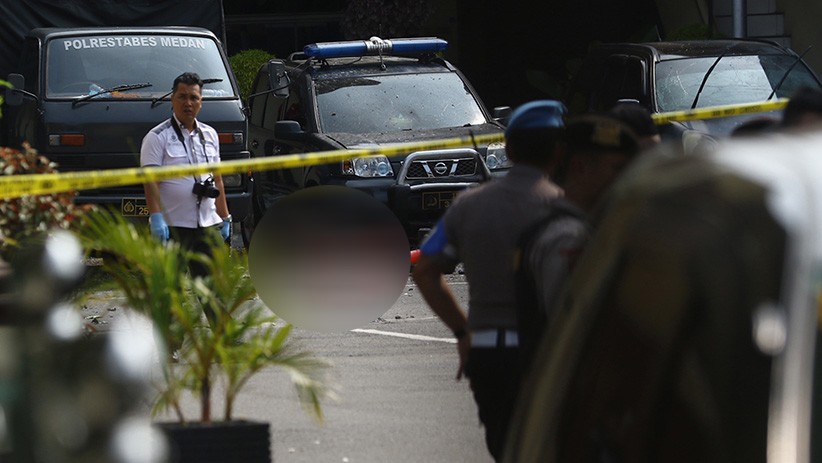 Foto-Foto Ledakan Bom Bunuh Diri di Markas Polrestabes Medan - Bagian 2