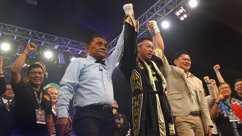 Foto-Foto Daud Yordan Juara Dunia Tinju Kelas Welter IBA - Bagian 2