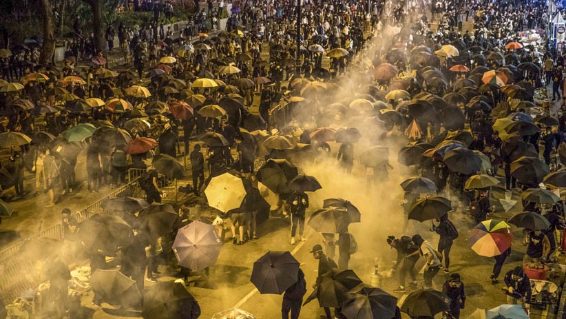 Foto-Foto Pilihan Aksi Demonstrasi di Hong Kong - Bagian 1