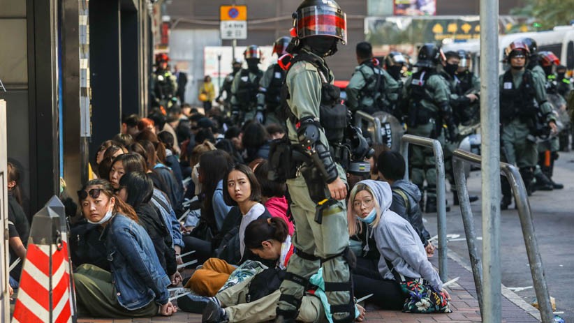 Foto-Foto Pilihan Aksi Demonstrasi di Hong Kong - Bagian 4