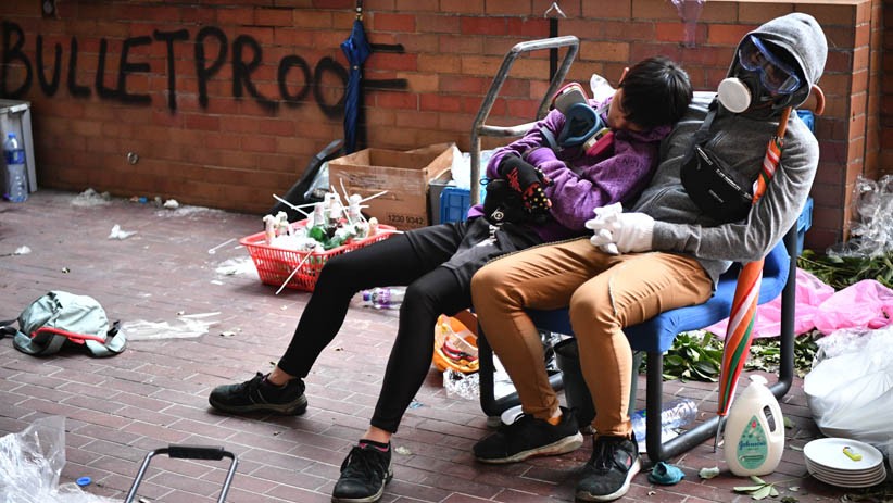 Foto-Foto Pilihan Aksi Demonstrasi di Hong Kong - Bagian 9