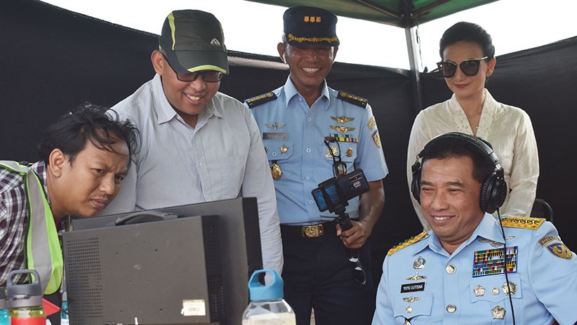 Potret KSAU saat Syuting Film Serigala Langit - Bagian 2