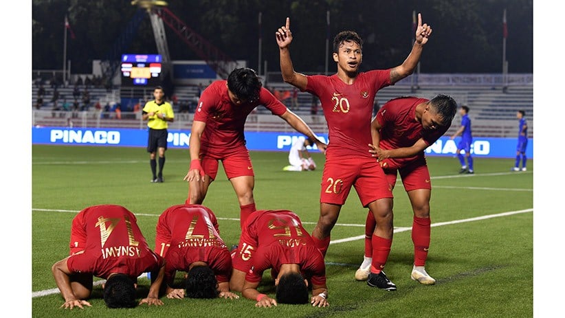 Foto-Foto Timnas Indonesia Kalahkan Thailand 2-0 pada Pertandingan SEA Games 2019 - Bagian 1