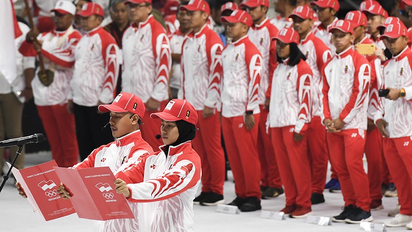 Pengukuhan Atlet Kontingen Indonesia yang Bertanding pada SEA Games 2019 - Bagian 1