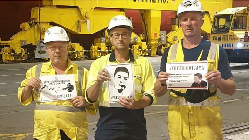 Buruh Internasional Dukung Pembebasan Aktivis SP JICT Rio Wijaya - Bagian 1