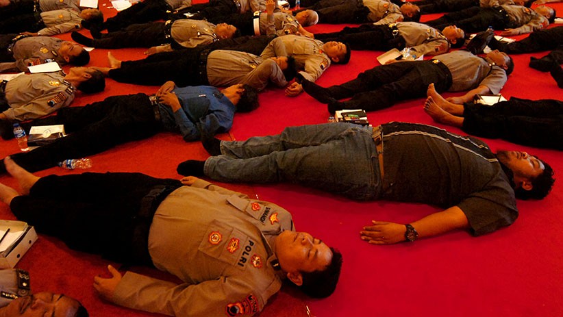 Begini Cara Polisi Ikuti Senam Otak dan Hati - Bagian 2