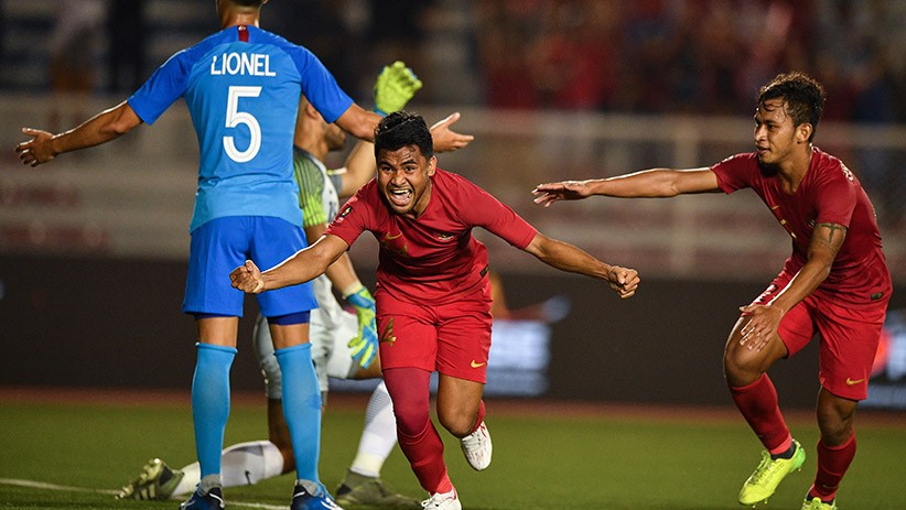 Foto-Foto Timnas Indonesia Kalahkan Singapura 2-0 - Bagian 2