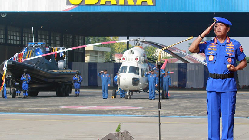 Kapolri Pimpin Upacara HUT ke-69 Polairud - Bagian 2