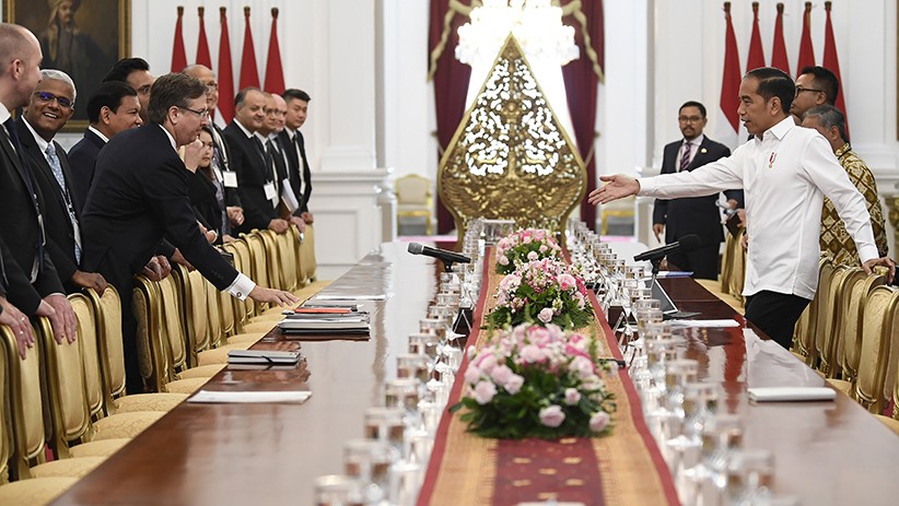 Bertemu Dewan Bisnis AS-ASEAN, Jokowi Sampaikan Kondisi Ekonomi Indonesia Baik - Bagian 1