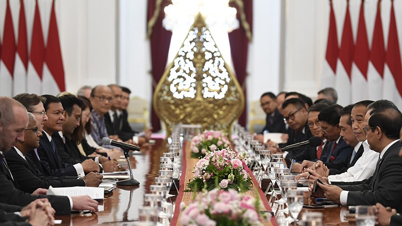 Bertemu Dewan Bisnis AS-ASEAN, Jokowi Sampaikan Kondisi Ekonomi Indonesia Baik - Bagian 3