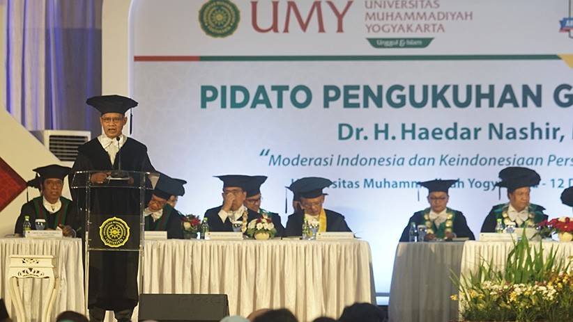 Haedar Nashir Dikukuhkan sebagai Guru Besar Universitas Muhammadiyah Yogyakarta - Bagian 1