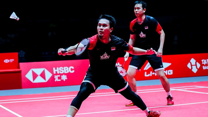 Ekspresi Kemenangan Ahsan/Hendra Juara BWF World Tour Finals 2019 - Bagian 4