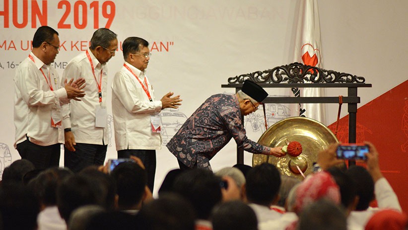 Wapres Ma'ruf Amin Buka Munas PMI XXI - Bagian 1