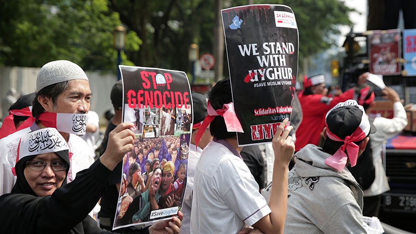 Aksi Solidaritas Dukung Muslim Uighur di Depan Kedubes China - Bagian 2