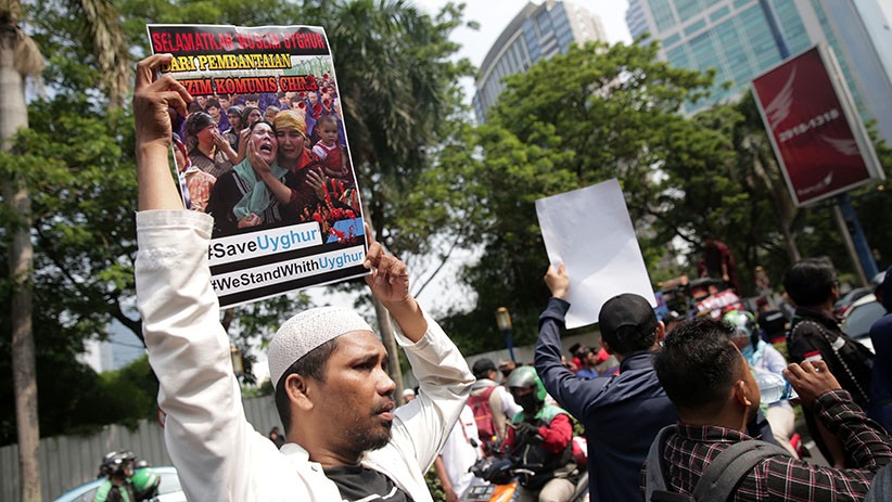 Aksi Solidaritas Dukung Muslim Uighur di Depan Kedubes China - Bagian 3