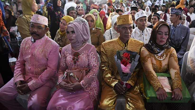631 Pasangan Ikuti Nikah Massal pada Malam Tahun Baru 2020 - Bagian 1
