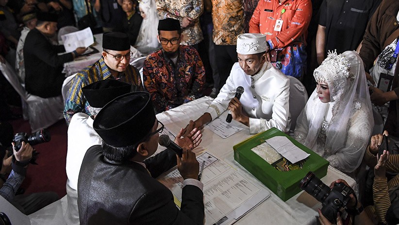 631 Pasangan Ikuti Nikah Massal pada Malam Tahun Baru 2020 - Bagian 2