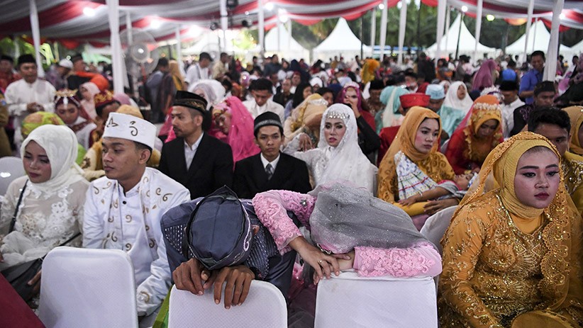 631 Pasangan Ikuti Nikah Massal pada Malam Tahun Baru 2020 - Bagian 3