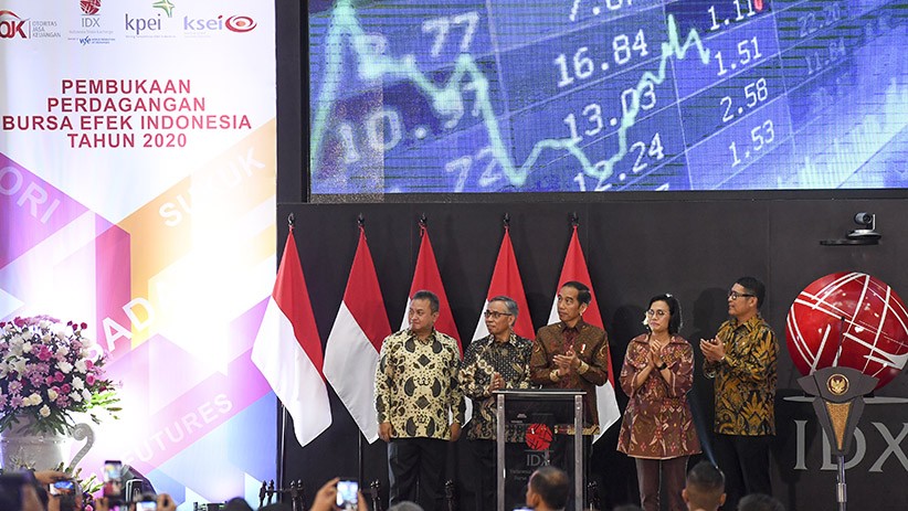 Presiden Jokowi Buka Perdagangan Saham Tahun 2020, IHSG Naik ke Level 6.313,13 - Bagian 2