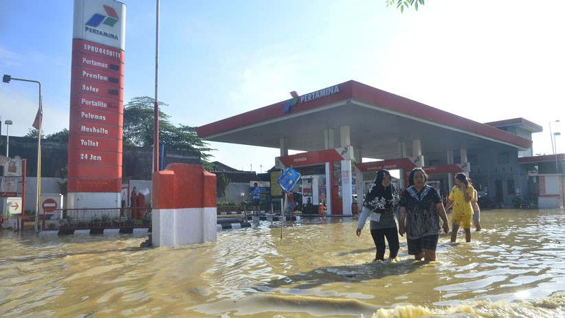 Hujan Deras Guyur Grobogan, Sekolah dan Rumah Sakit Terendam Banjir - Bagian 1
