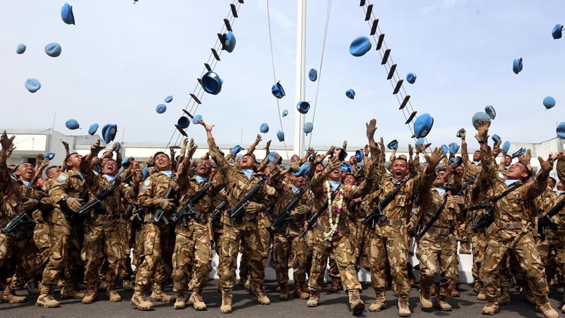 117 Pasukan Penjaga Perdamaian Pasmar 2 Marinir Kembali ke Tanah Air - Bagian 1