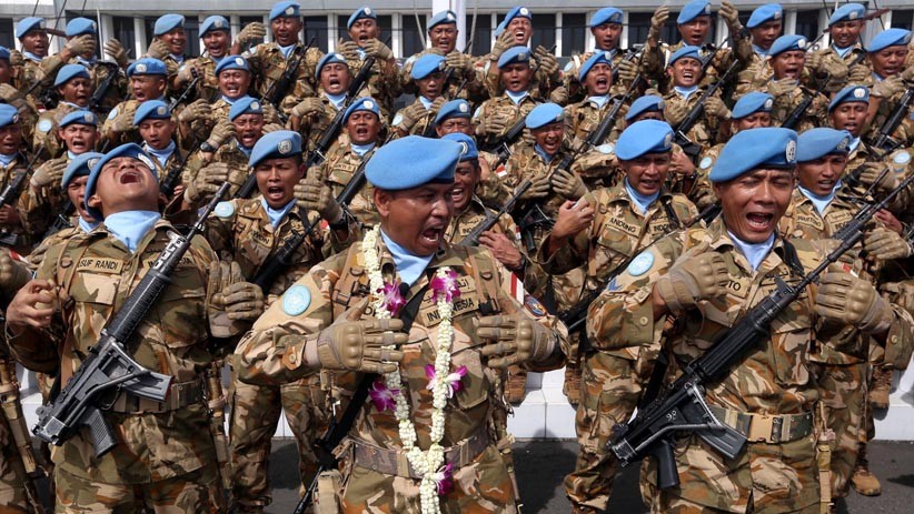117 Pasukan Penjaga Perdamaian Pasmar 2 Marinir Kembali ke Tanah Air - Bagian 2