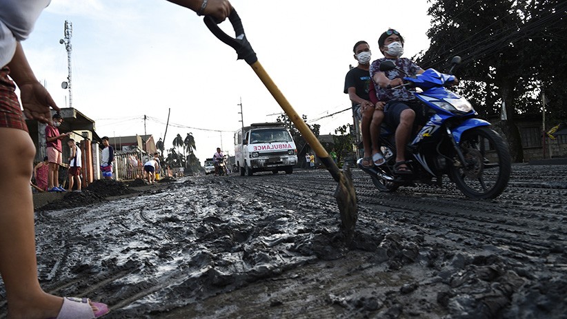 Kota di Filipina Tertutup Abu Vulkanik Pascaletusan Gunung Taal - Bagian 2