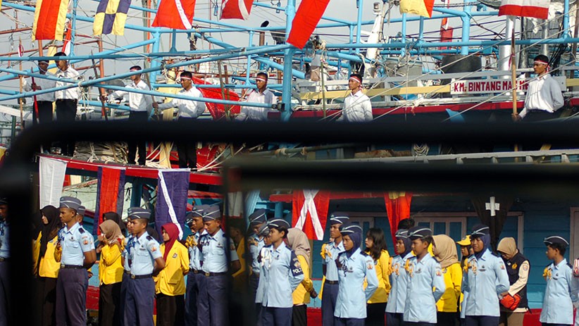 Prajurit TNI dan Nelayan Ikuti Peringatan Hari Dharma Samudera 2020 - Bagian 2