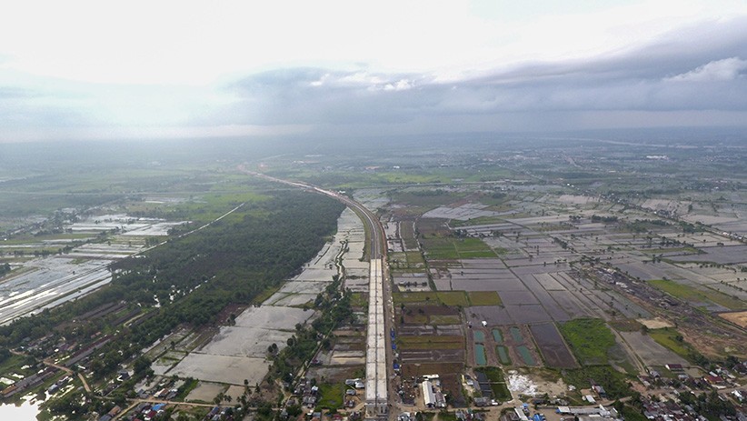 Melihat Progres Pembangunan Tol Trans Sumatera Ruas Kapal Betung - Bagian 5