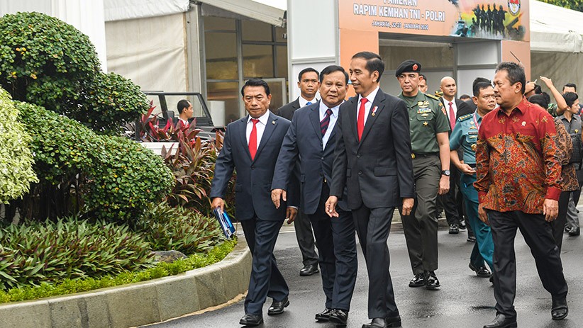 Presiden Jokowi Hadiri Rapim Kementerian Pertahanan, TNI dan Polri - Bagian 4