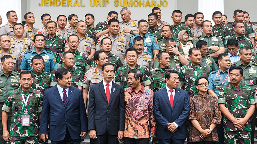 Presiden Jokowi Hadiri Rapim Kementerian Pertahanan, TNI dan Polri - Bagian 2