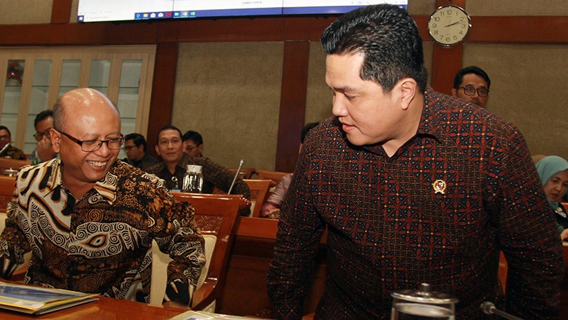 Erick Thohir Ikuti Rapat Panja Jiwasraya bersama Komisi VI DPR - Bagian 3