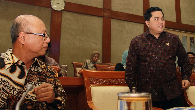 Erick Thohir Ikuti Rapat Panja Jiwasraya bersama Komisi VI DPR - Bagian 2