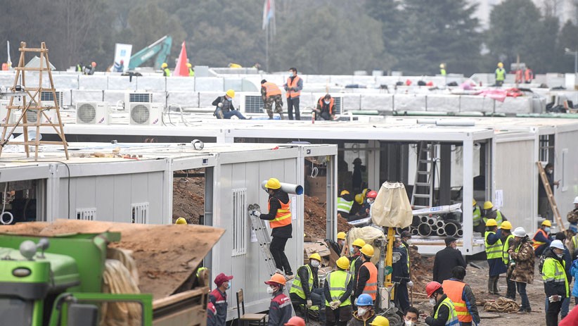 Dibangun 10 Hari, Ini Penampakan Rumah Sakit Khusus Pasien Virus Korona di Wuhan - Bagian 4