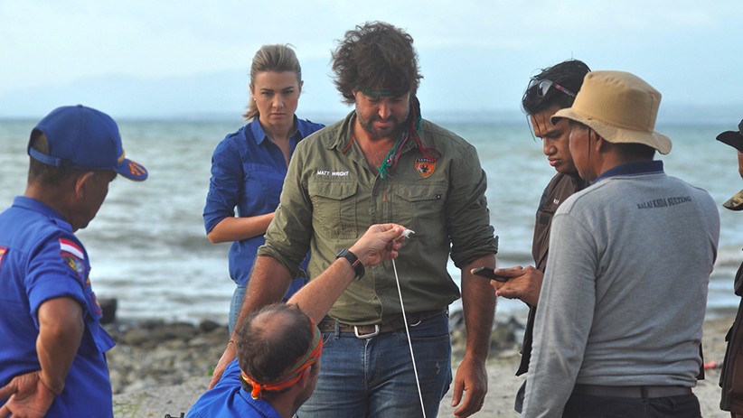 Ahli Satwa Liar Asal Australia Matt Wright Cari Buaya Berkalung Ban di Palu - Bagian 1