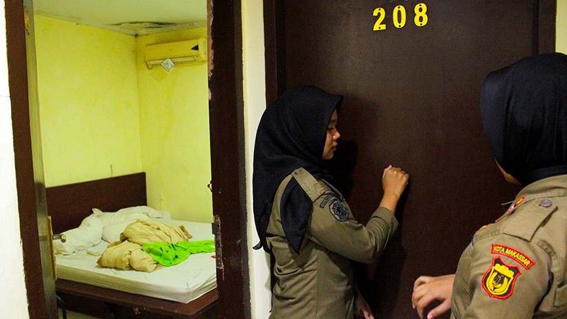 Hari Valentine, Satpol PP Makassar Razia Penghuni Hotel dan Wisma - Bagian 1