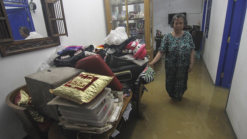 Intensitas Hujan Tinggi, Perumahan di Depok Terendam Banjir - Bagian 1