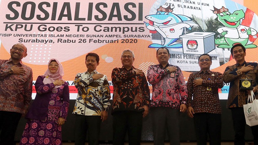 KPU Goes to Campus Datangi UIN Sunan Ampel Surabaya - Bagian 1