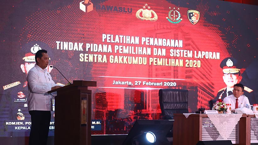 Kabareskrim Tutup Pelatihan Penanganan Tindak Pidana Pilkada - Bagian 1