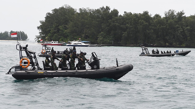 TNI Jaga Ketat Lokasi Observasi 188 WNI ABK World Dream di Pulau Sebaru Kecil - Bagian 1