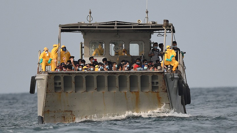 188 WNI ABK World Dream Tiba di Pulau Sebaru Kecil untuk Diobservasi - Bagian 1