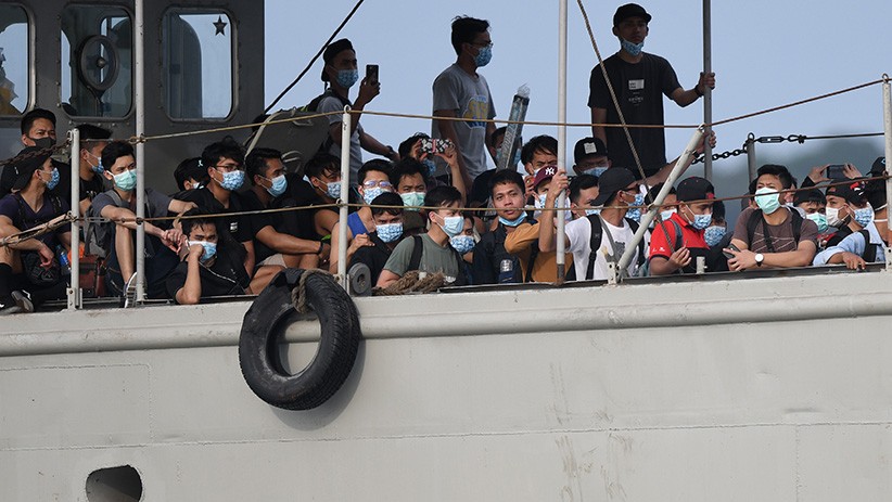 188 WNI ABK World Dream Tiba di Pulau Sebaru Kecil untuk Diobservasi - Bagian 3