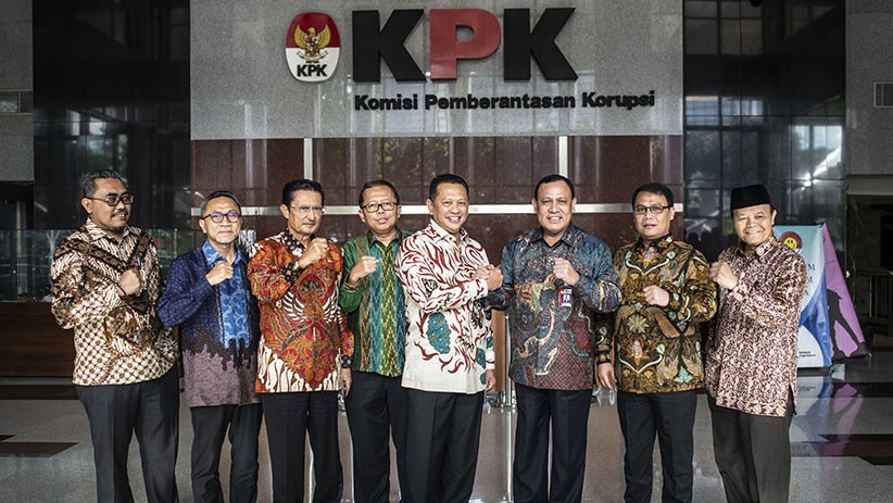 Kerja Sama Penguatan Pemberantasan Korupsi, Pimpinan MPR Kunjungi KPK - Bagian 1