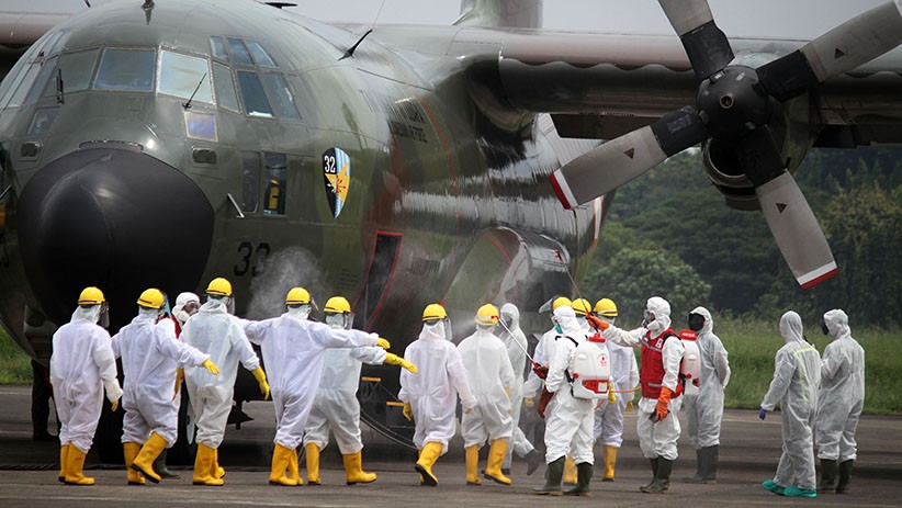 Alat-Alat Kesehatan untuk Penanganan COVID-19 dari China Tiba di Lanud Halim - Bagian 3